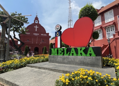 世界遺産マラッカ観光_オランダ広場